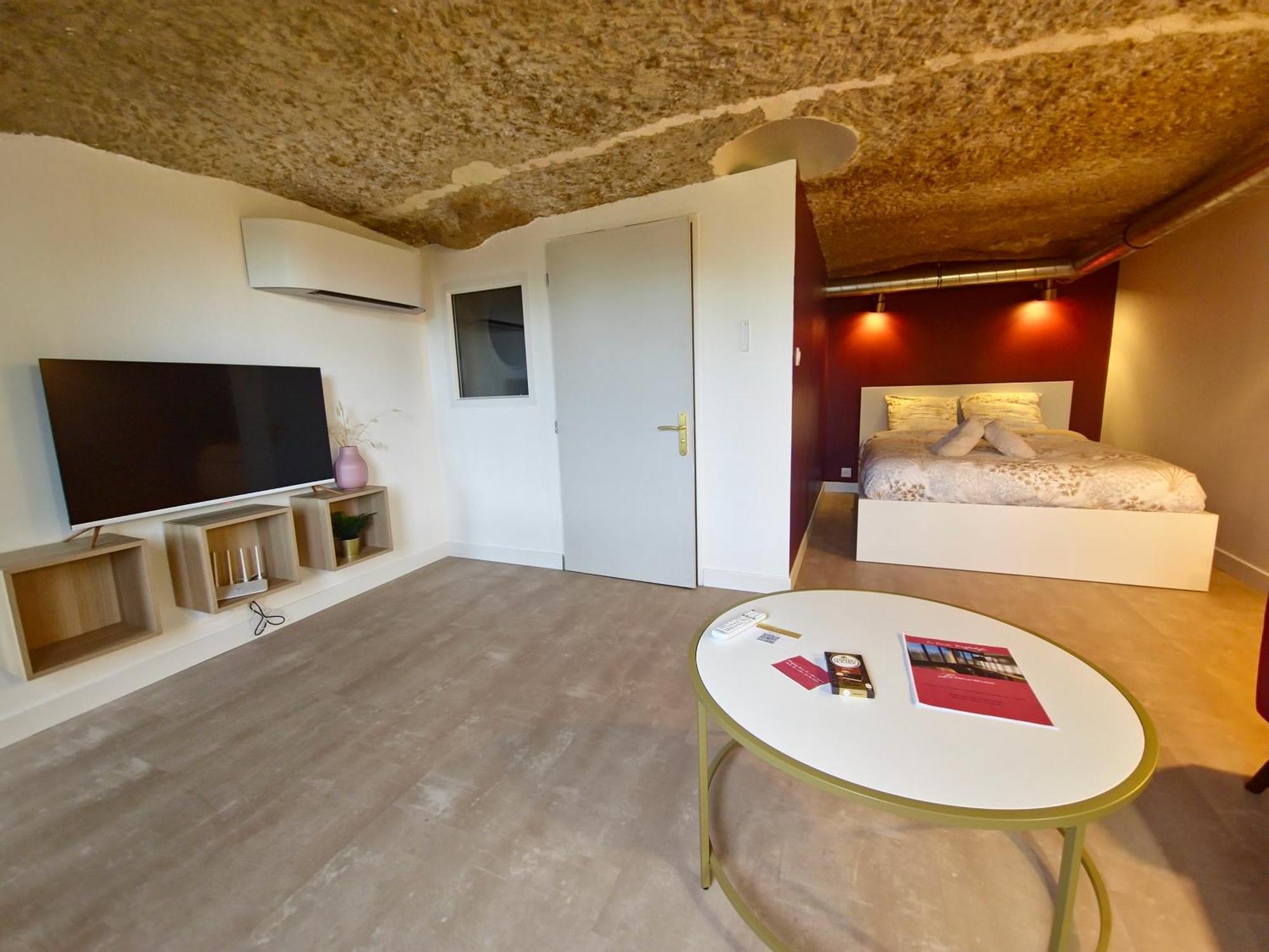 Le Cocon Troglodyte Apartment Saint-Étienne-de-Chigny Екстериор снимка